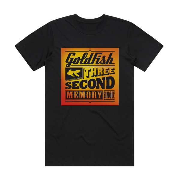 Goldfish Three Second Memory 2 Album Cover T-Shirt Black