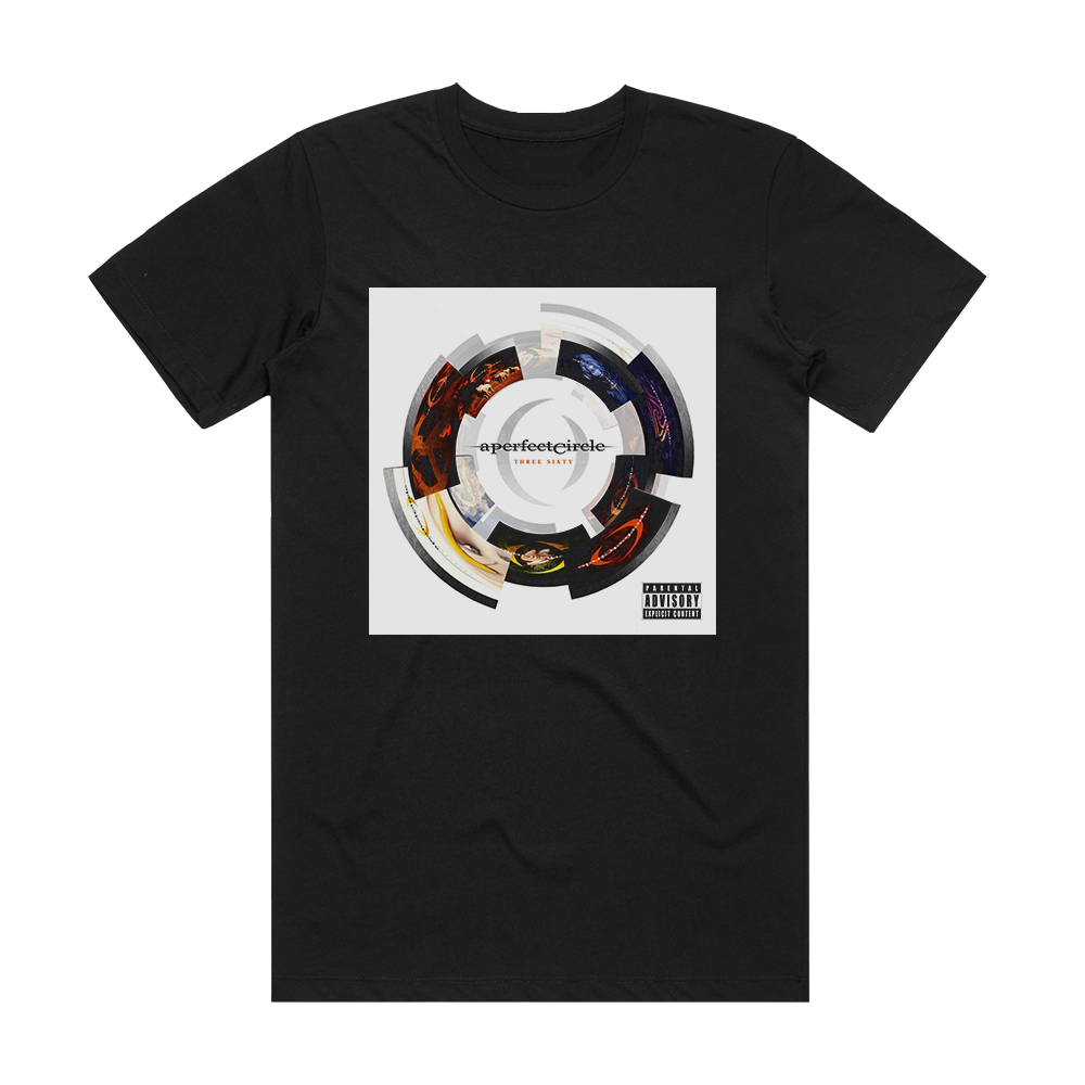 A Perfect Circle Three Sixty 2 Album Cover TShirt Black ALBUM COVER