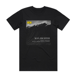 Max Richter Three Worlds Music From Woolf Works Album Cover T-Shirt Black