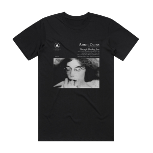 Amen Dunes Through Donkey Jaw Album Cover T-Shirt Black