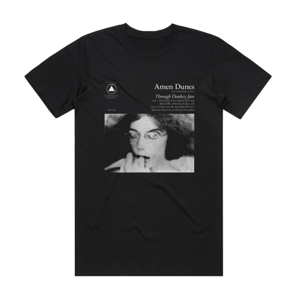 Amen Dunes Through Donkey Jaw Album Cover T-Shirt Black