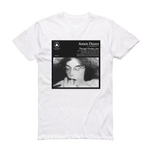 Amen Dunes Through Donkey Jaw Album Cover T-Shirt White