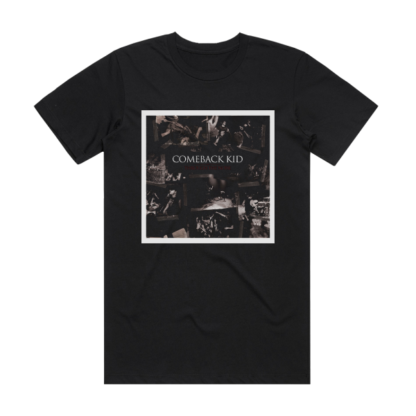 Comeback Kid Through The Noise Album Cover T-Shirt Black
