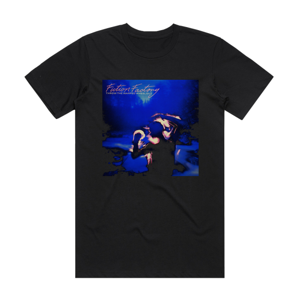 Fiction Factory Throw The Warped Wheel Out Album Cover T-Shirt Black