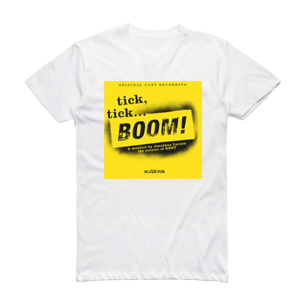 Jonathan Larson Tick Tick Boom Album Cover T-Shirt White