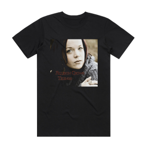 Allison Crowe Tidings Album Cover T-Shirt Black