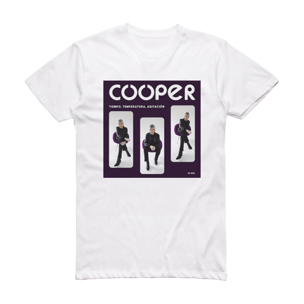 Cooper Tiempo Temperatura Agitacin Album Cover T-Shirt White