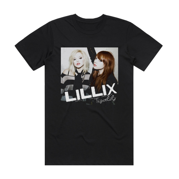 Lillix Tigerlily 2 Album Cover T-Shirt Black