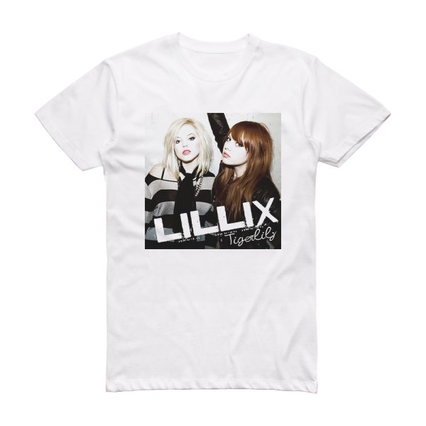 Lillix Tigerlily 2 Album Cover T-Shirt White