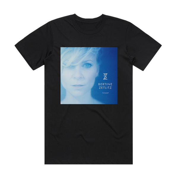 Bertine Zetlitz Tikamp Album Cover T-Shirt Black