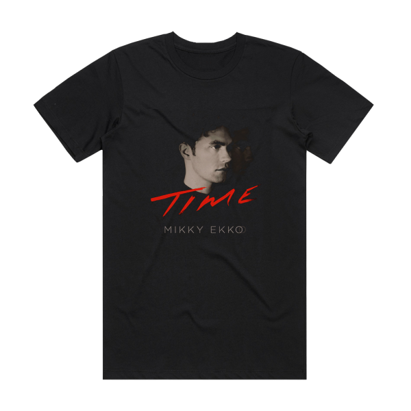 Mikky Ekko Time Album Cover T-Shirt Black