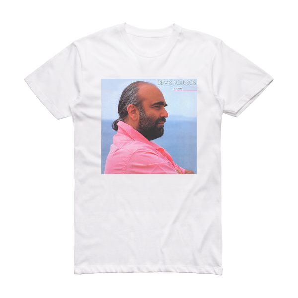 Demis Roussos Time Album Cover T-Shirt White