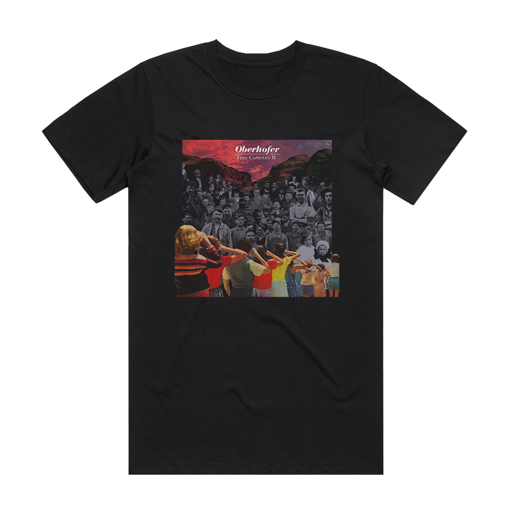 Oberhofer Time Capsules Ii 2 Album Cover T-Shirt Black