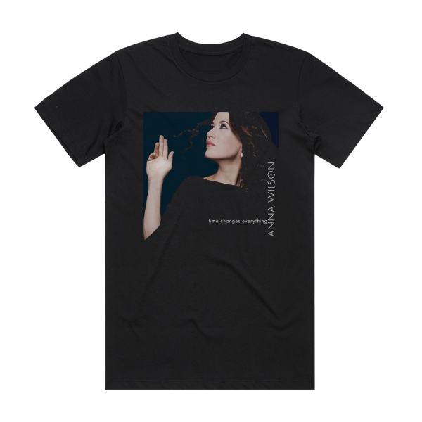 Anna Wilson Time Changes Everything Album Cover T-Shirt Black