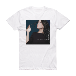 Anna Wilson Time Changes Everything Album Cover T-Shirt White