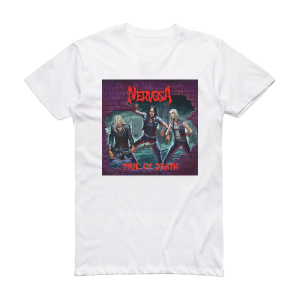 Nervosa Time Of Death Album Cover T-Shirt White