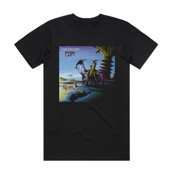 Eloy Time To Turn 2 Album Cover T-Shirt Black