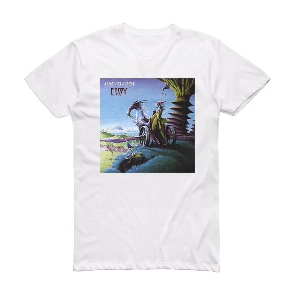 Eloy Time To Turn 2 Album Cover T-Shirt White