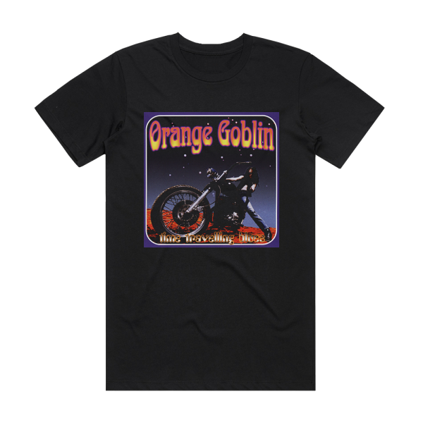 Orange Goblin Time Travelling Blues Album Cover T-Shirt Black