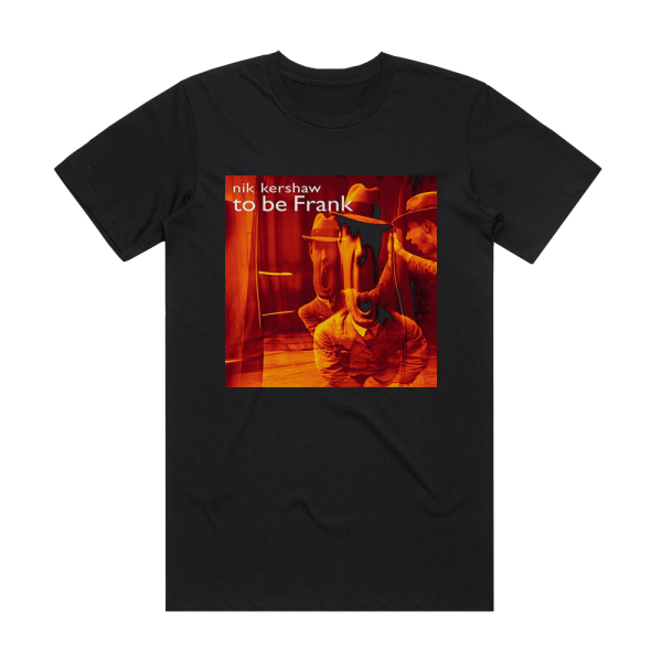 Nik Kershaw To Be Frank Album Cover T-Shirt Black