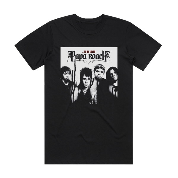 Papa Roach To Be Loved The Best Of Papa Roach 2 Album Cover T-Shirt Black