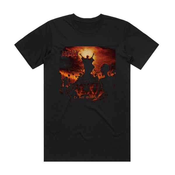 Deicide To Hell With God Album Cover T-Shirt Black