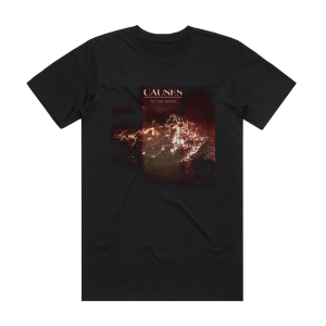 Causes To The River Album Cover T-Shirt Black