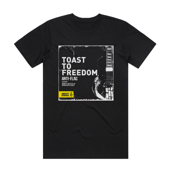 Anti‐Flag Toast To Freedom Album Cover T-Shirt Black