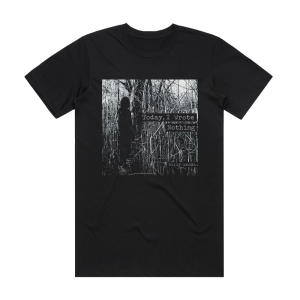 Billy Woods Today I Wrote Nothing Album Cover T-Shirt Black