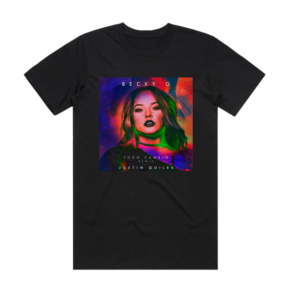 Becky G Todo Cambi Remix 2 Album Cover T-Shirt Black