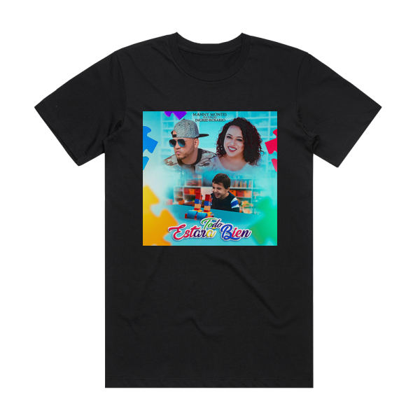 manny montes Todo Estar Bien Album Cover T-Shirt Black