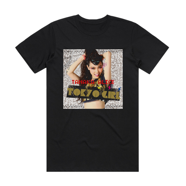 Alice Tanaka Tokyo Girl Album Cover T-Shirt Black