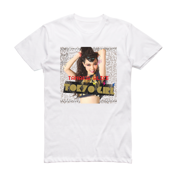Alice Tanaka Tokyo Girl Album Cover T-Shirt White