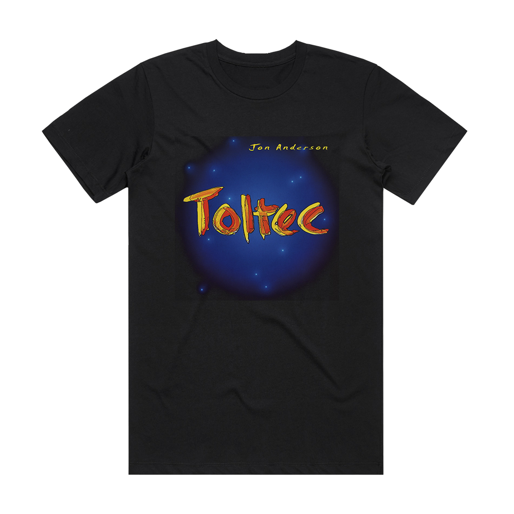 Jon Anderson Toltec Album Cover T-Shirt Black