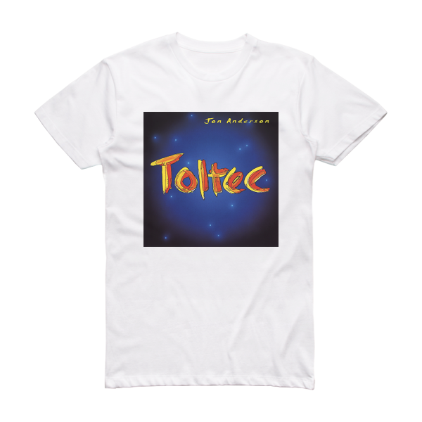 Jon Anderson Toltec Album Cover T-Shirt White