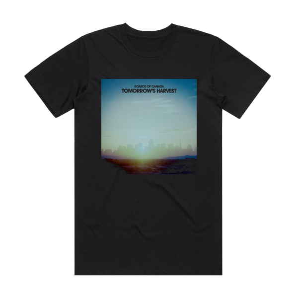 Boards of Canada Tomorrows Harvest Album Cover T-Shirt Black