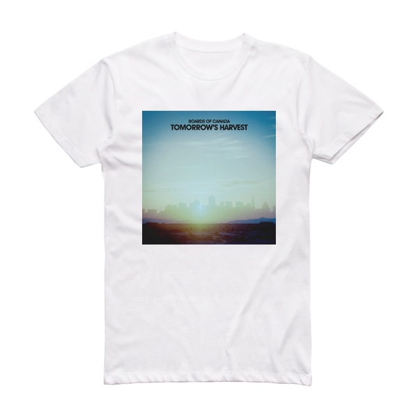 Boards of Canada Tomorrows Harvest Album Cover T-Shirt White