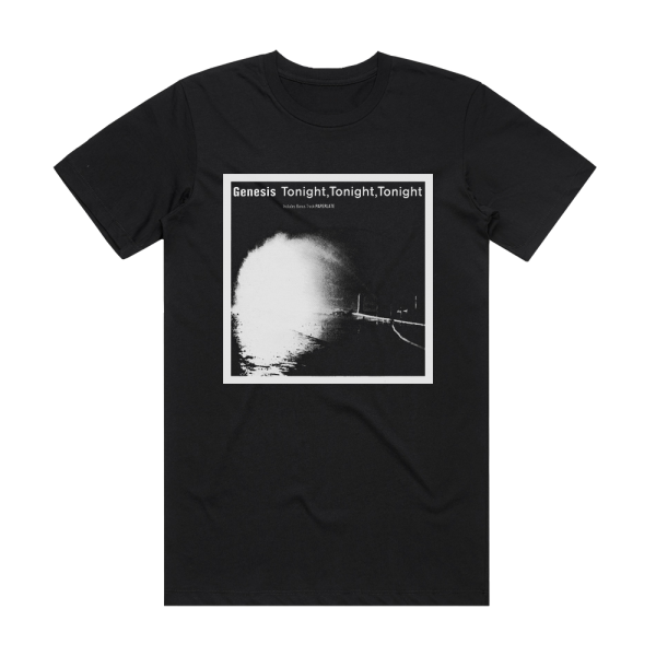 Genesis Tonight Tonight Tonight Album Cover T-Shirt Black