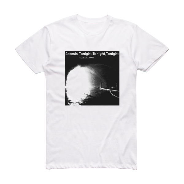 Genesis Tonight Tonight Tonight Album Cover T-Shirt White