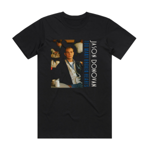 Jason Donovan Too Many Broken Hearts Album Cover T-Shirt Black