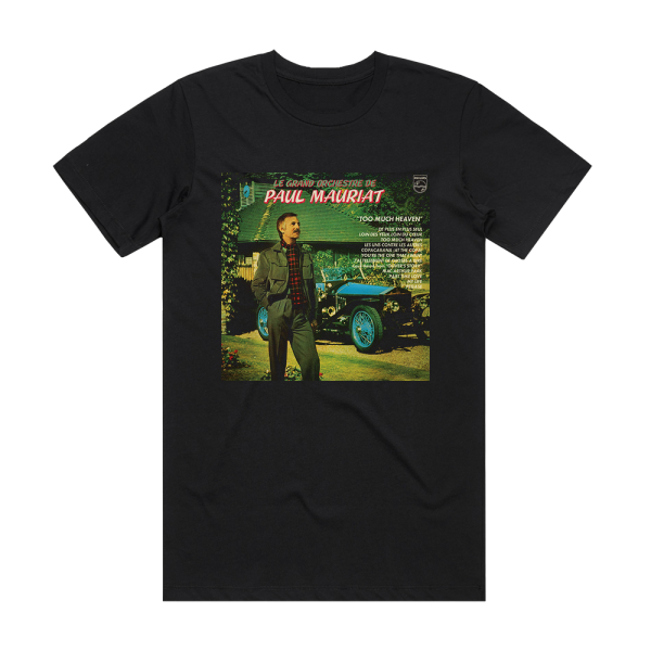 Paul Mauriat Too Much Heaven Album Cover T-Shirt Black