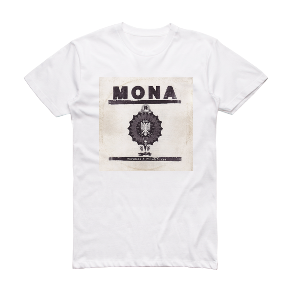 Mona Torches And Pitchforks Album Cover T-Shirt White