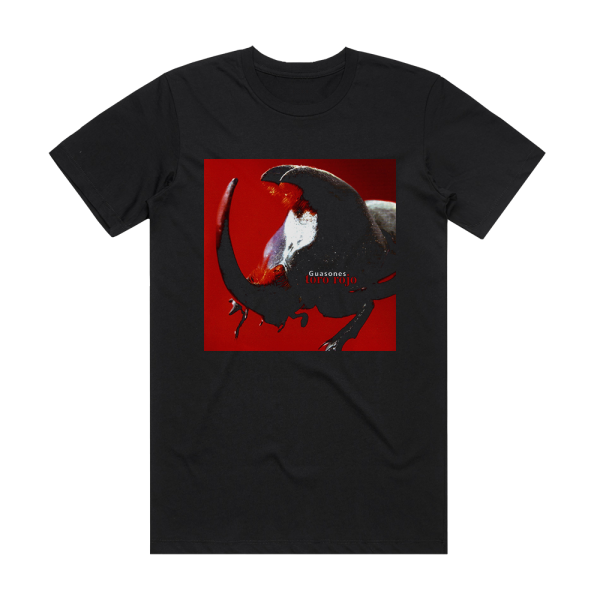 Guasones Toro Rojo Album Cover T-Shirt Black