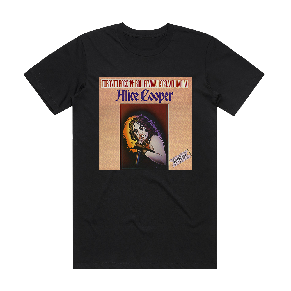 midtergang Hvad er der galt Kælder Alice Cooper Toronto Rock N Roll Revival 1969 Volume Iv Album Cover T-Shirt  Black – ALBUM COVER T-SHIRTS