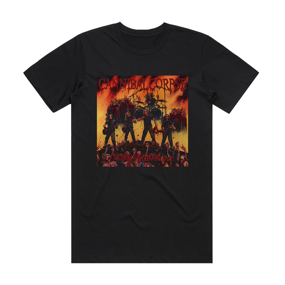 Cannibal Corpse Torturing And Eviscerating Live Album Cover T-Shirt ...