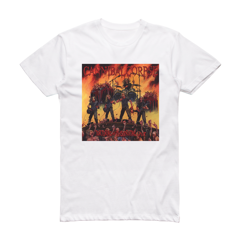 Cannibal Corpse Torturing And Eviscerating Live Album Cover T-Shirt ...