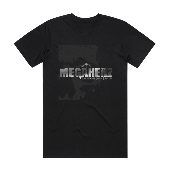 Megaherz Totgesagte Leben Lnger Album Cover T-Shirt Black