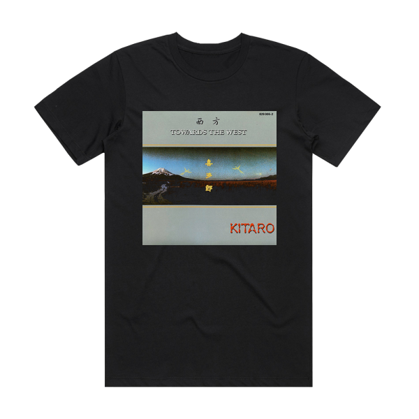 Kitaro Toward The West Album Cover T-Shirt Black