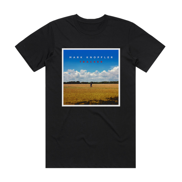 Mark Knopfler Tracker 2 Album Cover T-Shirt Black