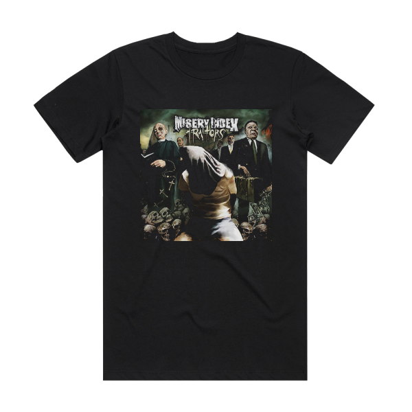Misery Index Traitors Album Cover T-Shirt Black
